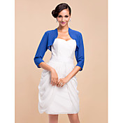 Elegant 3/4 Sleeve Chiffon Evening/Wedding Wrap/Jacket (More Colors)