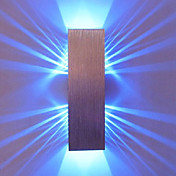 2W Modern Led Wall Light with Scattering Light Design 2 Cubic Shades