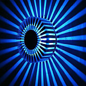 3W Contemporary Led Wall Light with Scattering Light Design UFO Round Palisade Body