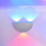 3W Modern Led Wall Light with Scattering Light Semi-Globe UFO Design