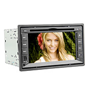 6.2 Inch 2DIN Car DVD Player with Bluetooth, RDS