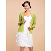 Long Sleeve Chiffon Special Occasion Jacket/Wedding Wrap(More Colors)
