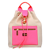 Fashion Stylish Contrast Color Backpack