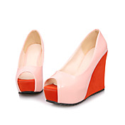 Sexy Leatherette Wedge Heel Pumps Party/Evening Shoes(More Colors)