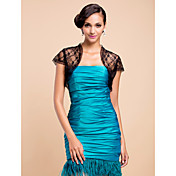 Elegant Short Sleeve Lace Evening/Casual Wrap/Jacket