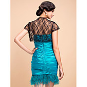 Elegant Short Sleeve Lace Evening/Casual Wrap/Jacket
