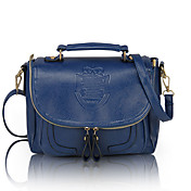 Lady's Elegant Tassel Crown Pattern Satchel