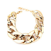 Wide Chunky Golden Chain Bracelet