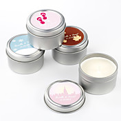 Personalized Soy Candle Favors - Set of 12 (More Designs)