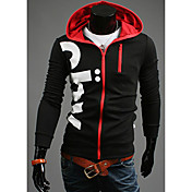 Men'S Letters Print Contract Color