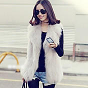 Shawl Faux Fur Casual/Party Vest (More Colors)