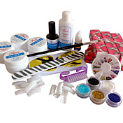 25PCS UV Gel Tips Nail Art Suit