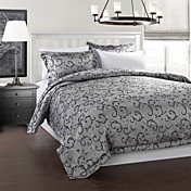 3-Piece Modern Style Jacquard Duvet Cover Set