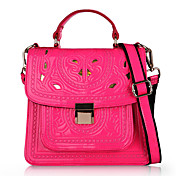 LuoLanBag Baroque Style Cut Out Cute Pink Tote/Messager Bag