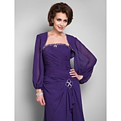 Long Sleeve Chiffon With Beads Evening/Wedding Wrap/Jacket (More Colors)