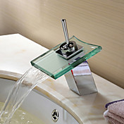 Sprinkle® by Lightinthebox - Contemporary Waterfall Bathroom Sink Faucet (Chrome Finish)
