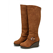 DUMOO Women's Sexy Classic Round Toe Boots