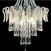 Modern Luxury Elegant 6 Light Pendant In Flower Design
