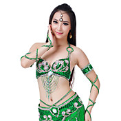 Dancewear Polyester With Sequins And Rhinestone Belly Dance Outfits for Ladies(More Colors)