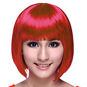 Capless High Quality Synthetic BoB Party Wigs 4 Colors to Choose