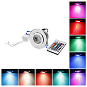 9W RGB Light Remote Controlled LED Spot Bulb (85-265V)
