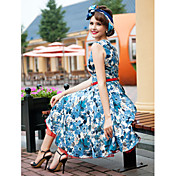 TS VINTAGE Swing Dress With Belt