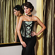 Charming Polyester Strapless Side Zipper Closure Corsets Shapewear