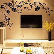 DIY Wall Stickers Flower Tree Branches Washable Wall Decals