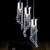 Modern Dainty 3 Lights Pendant In Wave Shape
