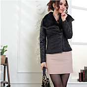 KARORINLAN Women's  Long Sleeve Lapel Collar  Coat