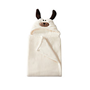 Supersoft Beige Bear Baby Blanket with Hood