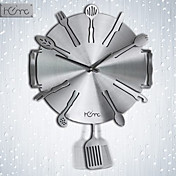 Dinnerware Style Aluminum Wall Clock