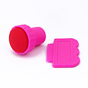 Nail Art Stamping Kit Stamp/Stamper/ Scraper(Random Color)
