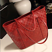 Women's Stylish Checkerboard Large Tote(Lining Color On Random)