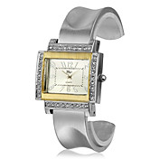 Unique Zinc Alloy Case Quartz Movement Analog Bracelet Watch(More Colors)