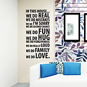 We Do Love Words Wall Stickers