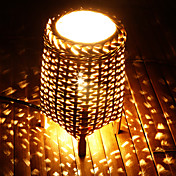 Country Bamboo Night Lamp