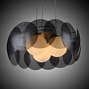 Characteristic Creative 3 Light Pendant with Glass Shade