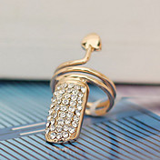 Elegant Full-Crystal Finger Ring(Random Color)