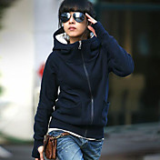 Women'S Spring Hoodie Clothing High Neck Hooded Sweatshirts Coat