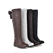 Women's Flat Heel Knee High Boots With Bowknot(More Colors)