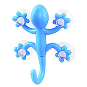 Rotatable Tail Gecko Shaped Suction Cup Towel Hook