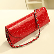 Fashion Solid Color Chain Crossbody Bag