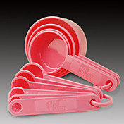 10 Pieces Pink Baking Tools Measuring Spoons  Set