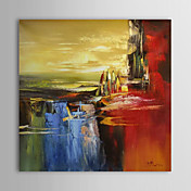 Hand Painted Oil Painting Abstract Whaterfall with Stretched Frame 1309-AB1012