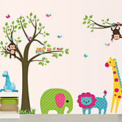 Animal Cartoon Zoo Wall Stickers