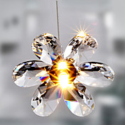 20W Pendant Light in Crystal Floral Shape(G4 Bulb Base)