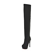 Women's Stiletto Heel Platform Over The Knee Boots (More Colors)