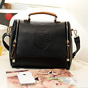 POLIS Women's Black 2013 New Model England Style Unique Design Clutch Shoulder Bags