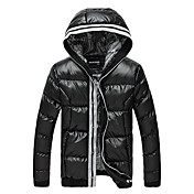 JNE·FOX Men's High Quality Thicken Padded Coat(Black)